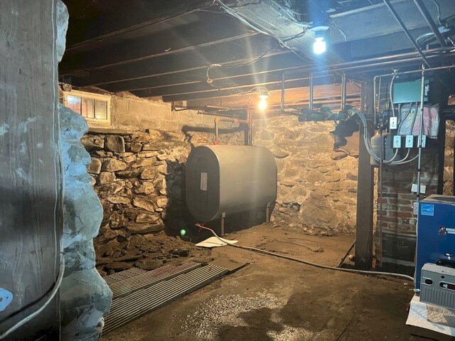 view of basement