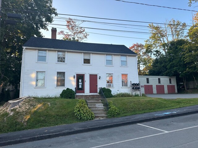 view of colonial home