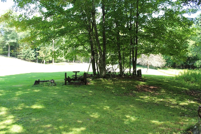 243 Lang Hill Hwy, Brooks, ME 04921 - view of green lawn