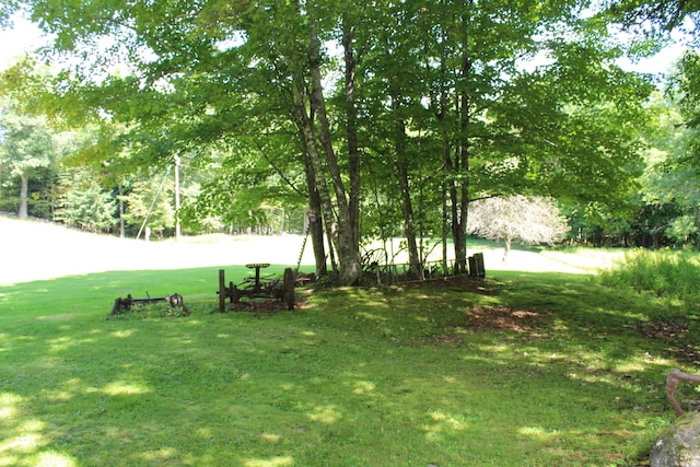 243 Lang Hill Hwy, Brooks, ME 04921 - view of grassy yard