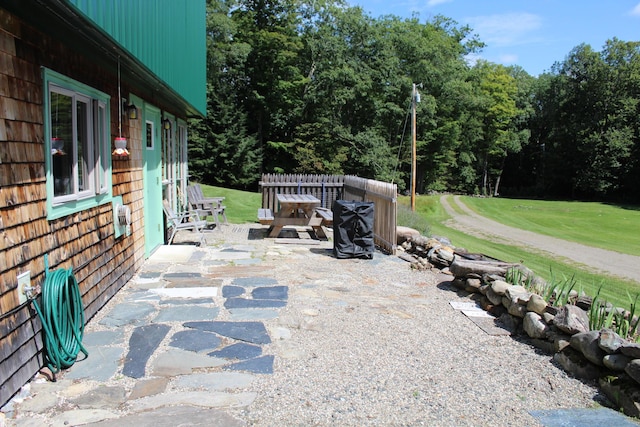 243 Lang Hill Hwy, Brooks, ME 04921 - view of patio / terrace