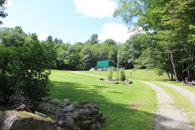243 Lang Hill Hwy, Brooks, ME 04921 - view of green lawn