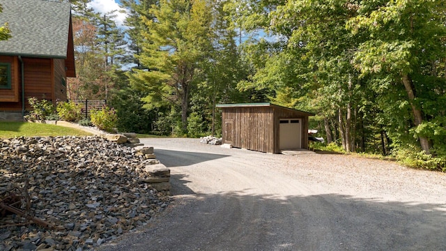 view of street featuring driveway