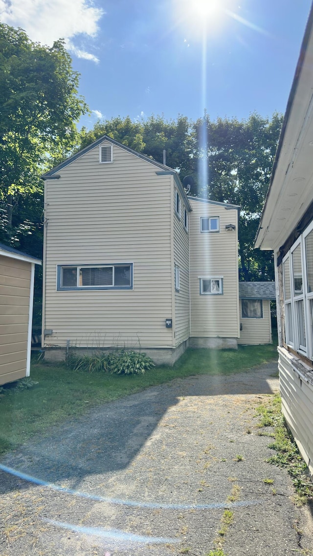 120 Knox St, Millinocket, ME 04462 - view of home's exterior with an outbuilding