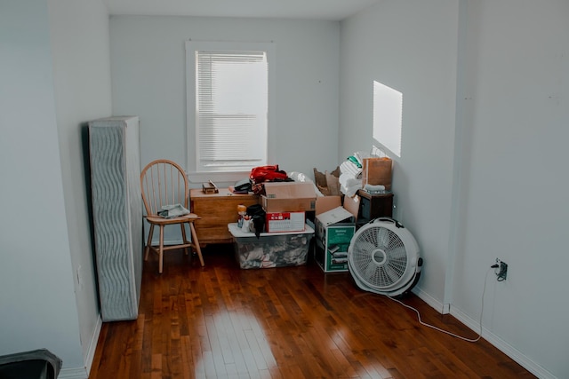 24 Elm St, Houlton, ME 04730 - miscellaneous room with wood-type flooring and baseboards