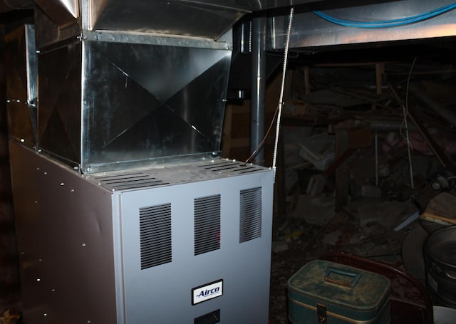 24 Elm St, Houlton, ME 04730 - basement view of heating unit