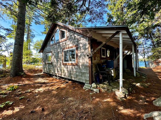 view of side of home