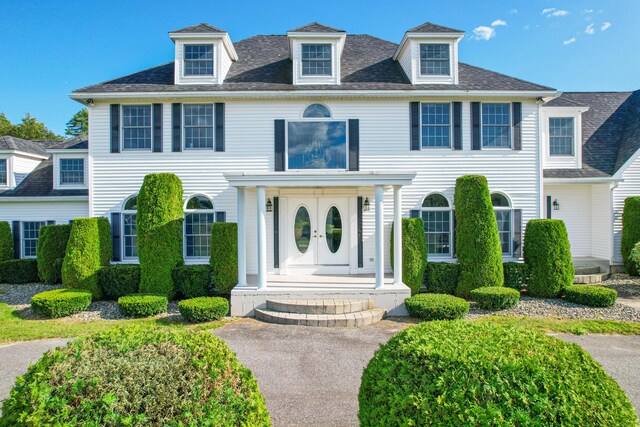 view of colonial inspired home