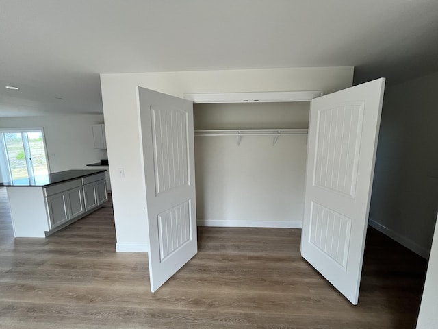view of closet
