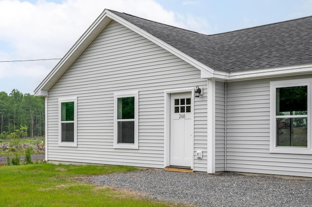 268 Merrill Rd, Levant, ME 04456 - back of property featuring a shingled roof