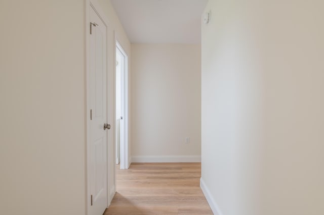 268 Merrill Rd, Levant, ME 04456 - hallway with light wood-type flooring and baseboards