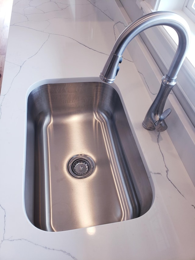 interior details featuring sink