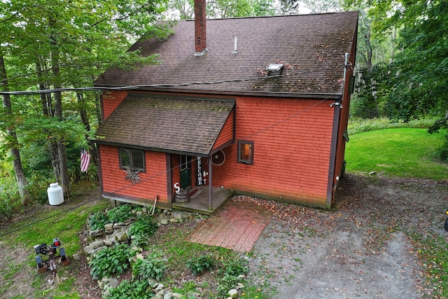 view of back of property