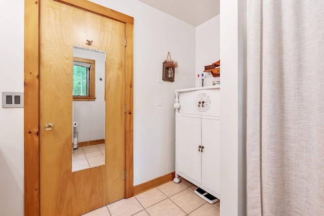 interior space featuring tile patterned floors