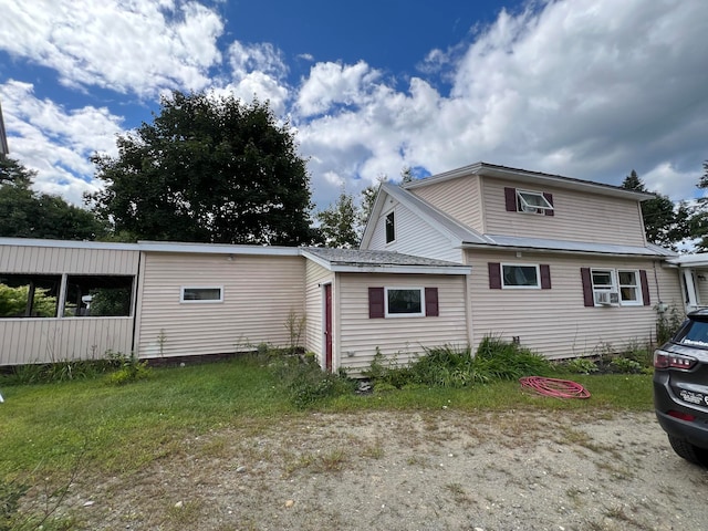 view of back of property