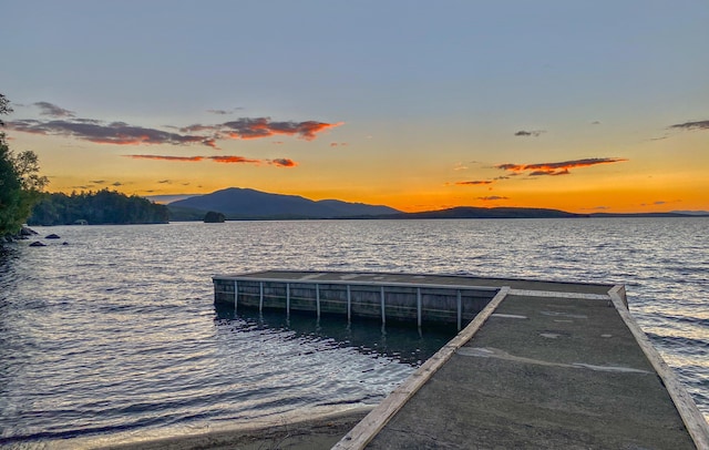 13 S Lucy Way, Greenville, ME 04441 - view of dock featuring a water and mountain view