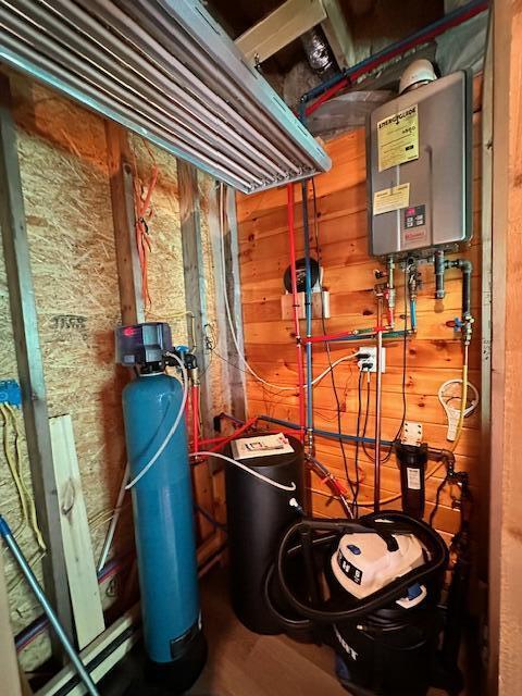 utilities featuring tankless water heater