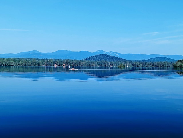 property view of water with a mountain view