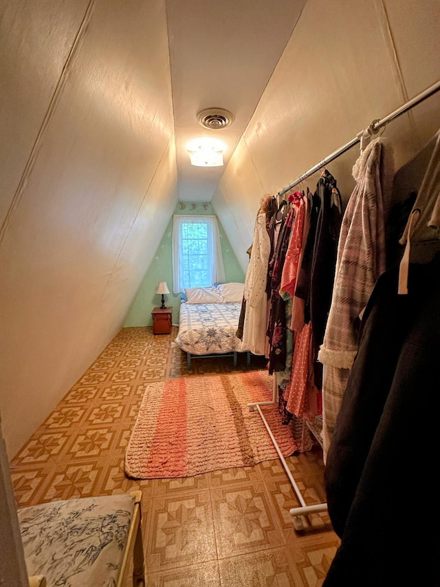 32 Dinsmore Ln, Whiting, ME 04691 - bedroom with lofted ceiling