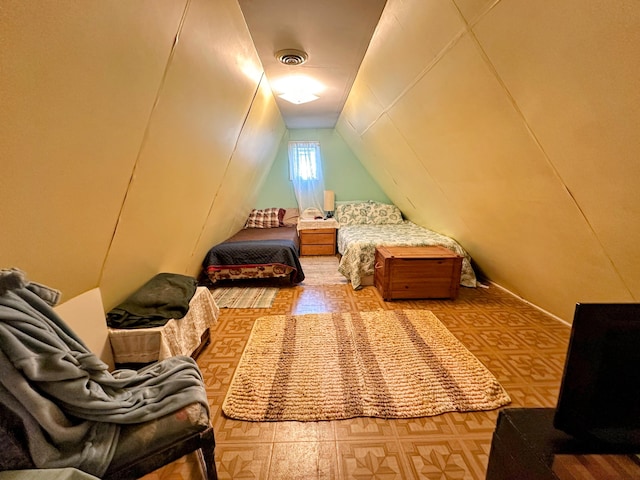 32 Dinsmore Ln, Whiting, ME 04691 - bedroom with lofted ceiling