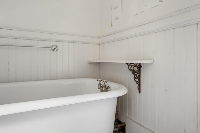 bathroom featuring a bathtub