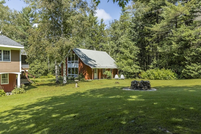 51 Malone Rd, Westport Island, ME 04578 - view of yard featuring an outbuilding
