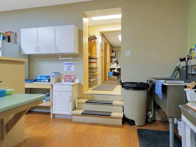 interior space featuring light hardwood / wood-style floors