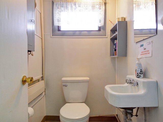 bathroom with toilet