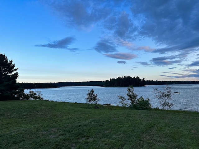 view of water feature