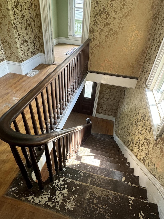 view of stairs