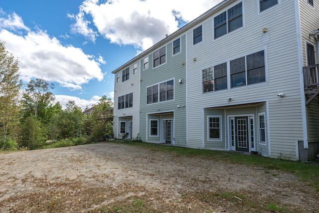 view of rear view of property