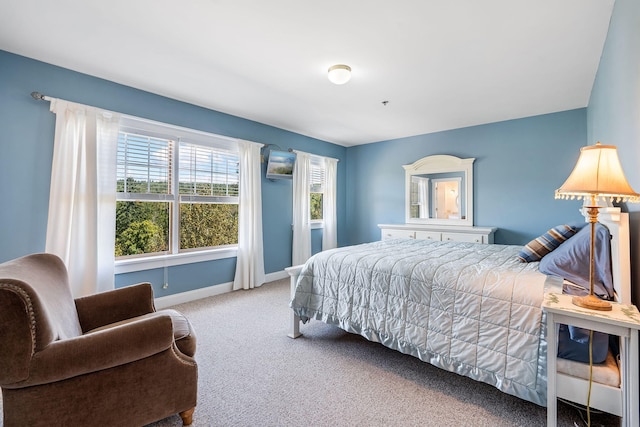 bedroom featuring carpet floors