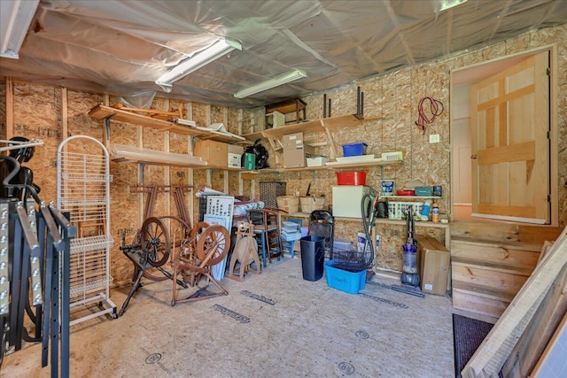 view of storage room