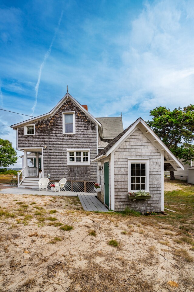 view of rear view of house