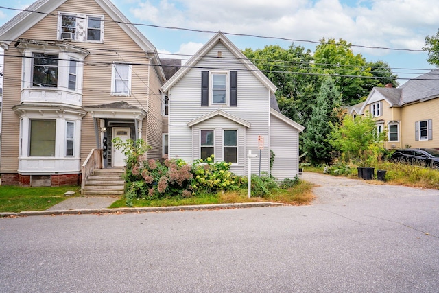 view of front of home