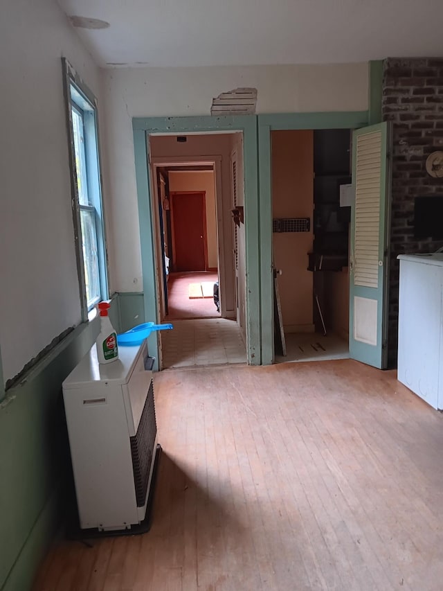 interior space with wood-type flooring