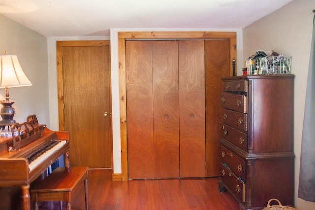 misc room featuring dark hardwood / wood-style floors