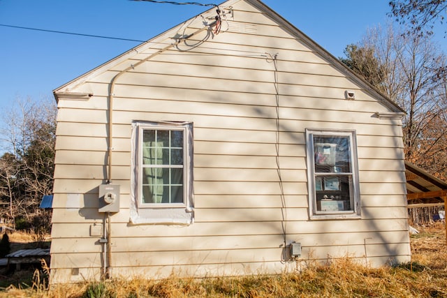 view of property exterior