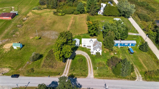 drone / aerial view featuring a rural view