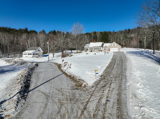 view of road