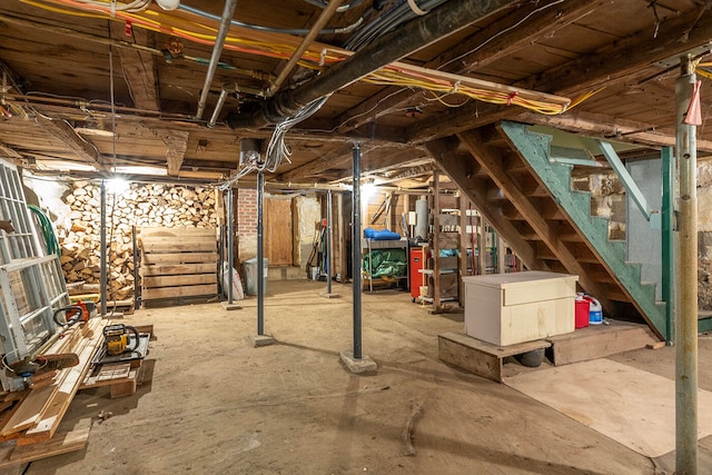 view of basement