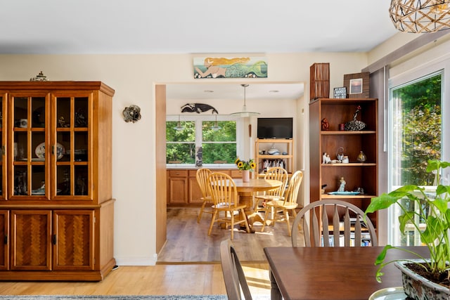 48 Camrock Dr, Rockport, ME 04856 - dining space featuring light wood-style floors