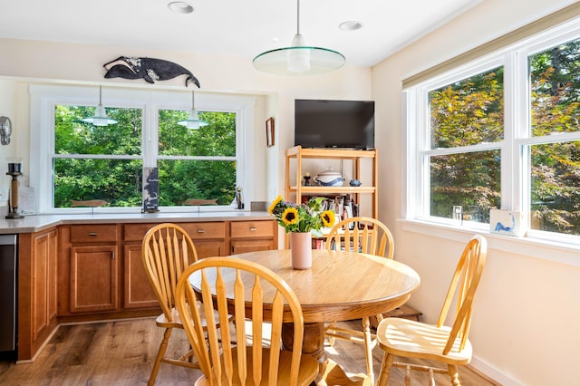 48 Camrock Dr, Rockport, ME 04856 - dining space featuring healthy amount of natural light and light wood-type flooring