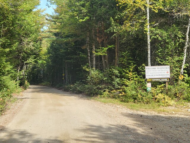 view of road