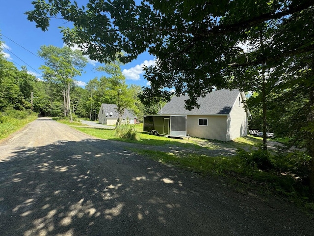 view of road