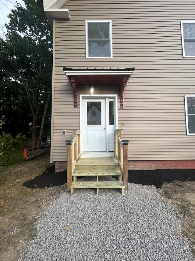 view of entrance to property