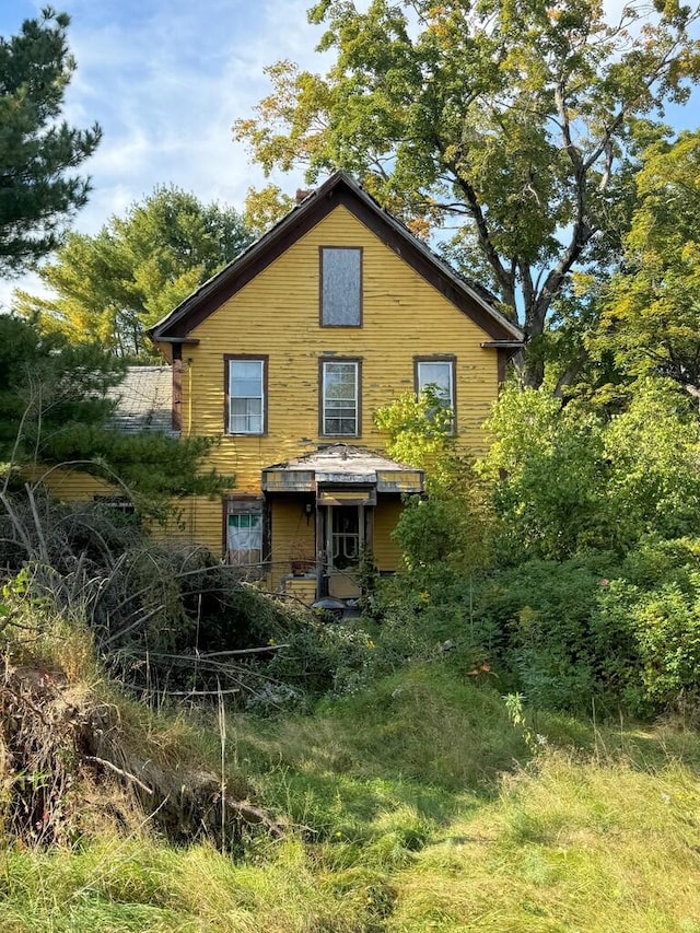 view of back of property