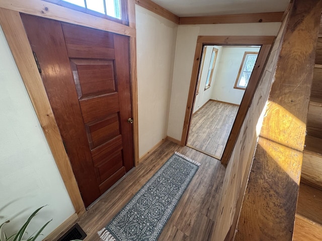 interior space featuring light hardwood / wood-style floors