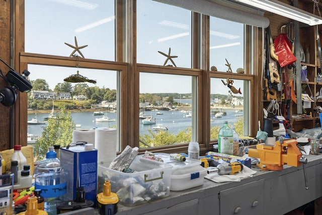 12 Steamboat Wharf Ln, Harpswell, ME 04079 - room details featuring a water view