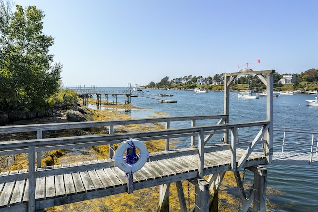 12 Steamboat Wharf Ln, Harpswell, ME 04079 - view of dock featuring a water view